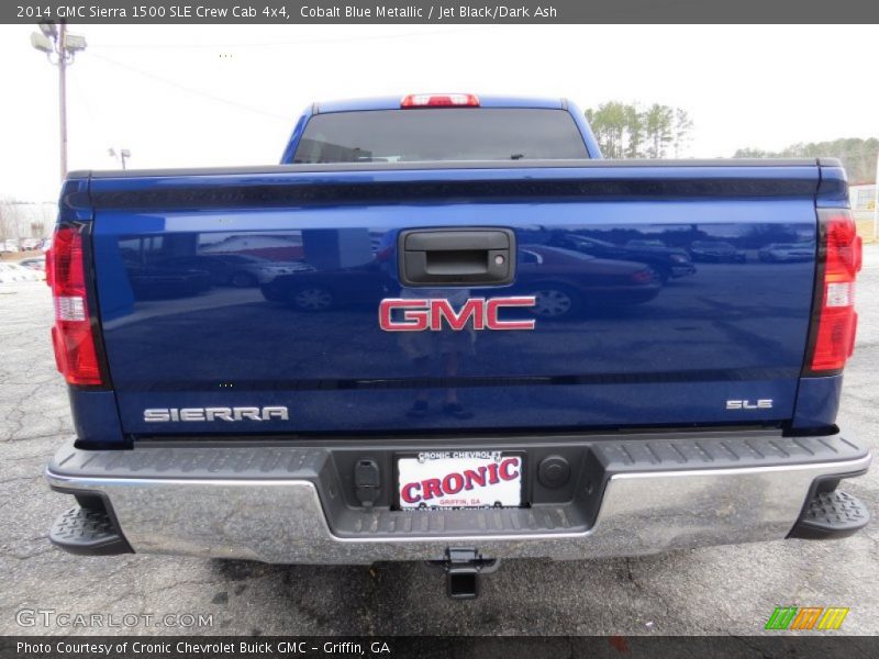 Cobalt Blue Metallic / Jet Black/Dark Ash 2014 GMC Sierra 1500 SLE Crew Cab 4x4