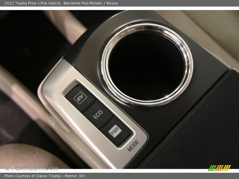 Barcelona Red Metallic / Bisque 2012 Toyota Prius v Five Hybrid