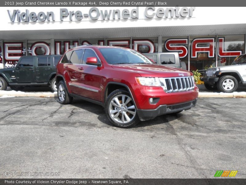 Deep Cherry Red Crystal Pearl / Black 2013 Jeep Grand Cherokee Laredo X Package 4x4