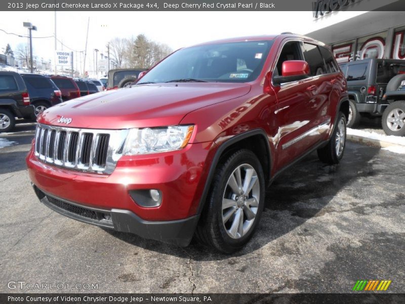 Deep Cherry Red Crystal Pearl / Black 2013 Jeep Grand Cherokee Laredo X Package 4x4