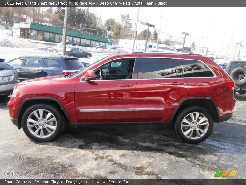 Deep Cherry Red Crystal Pearl / Black 2013 Jeep Grand Cherokee Laredo X Package 4x4
