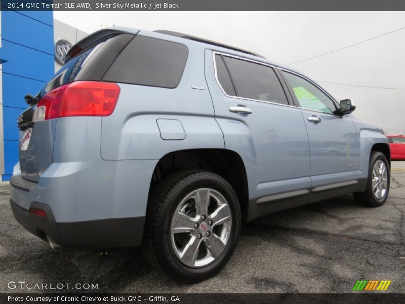 Silver Sky Metallic / Jet Black 2014 GMC Terrain SLE AWD