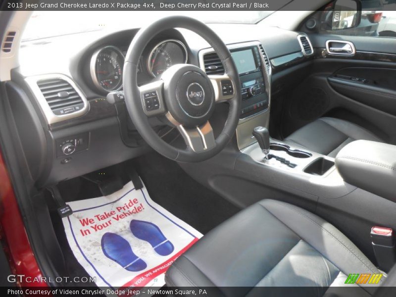 Deep Cherry Red Crystal Pearl / Black 2013 Jeep Grand Cherokee Laredo X Package 4x4