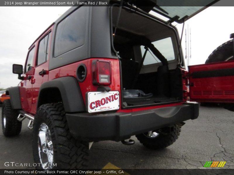 Flame Red / Black 2014 Jeep Wrangler Unlimited Sport 4x4