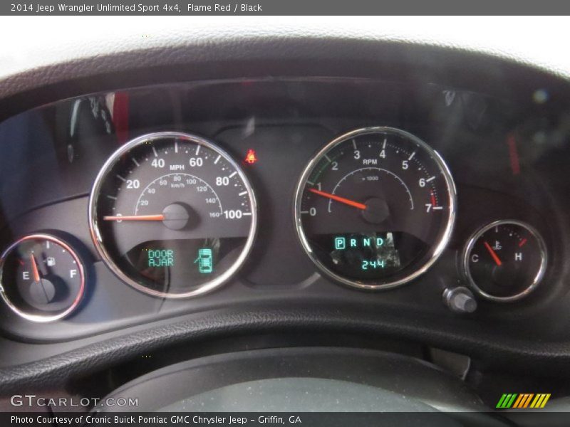 Flame Red / Black 2014 Jeep Wrangler Unlimited Sport 4x4