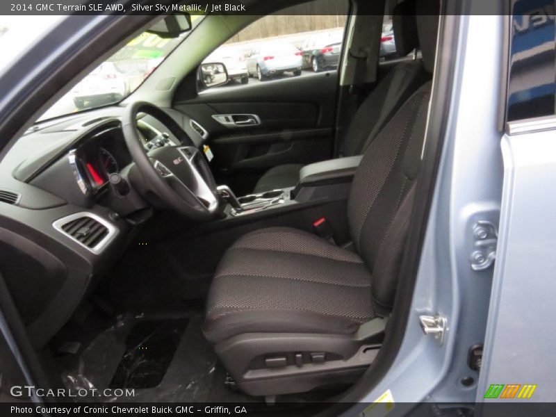 Silver Sky Metallic / Jet Black 2014 GMC Terrain SLE AWD
