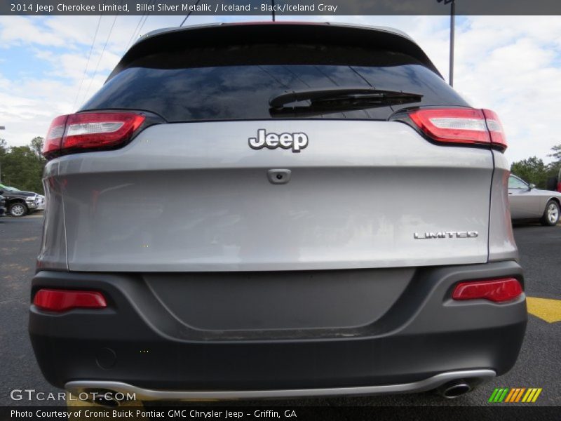 Billet Silver Metallic / Iceland - Black/Iceland Gray 2014 Jeep Cherokee Limited
