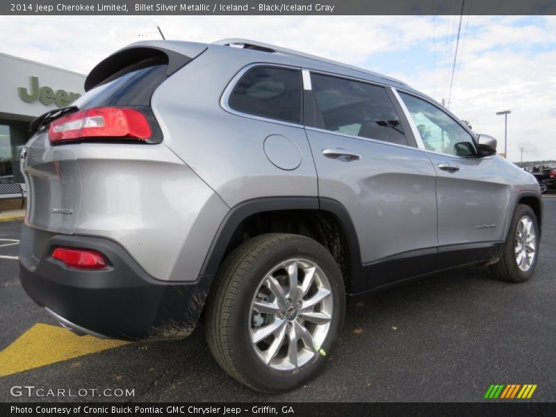 Billet Silver Metallic / Iceland - Black/Iceland Gray 2014 Jeep Cherokee Limited