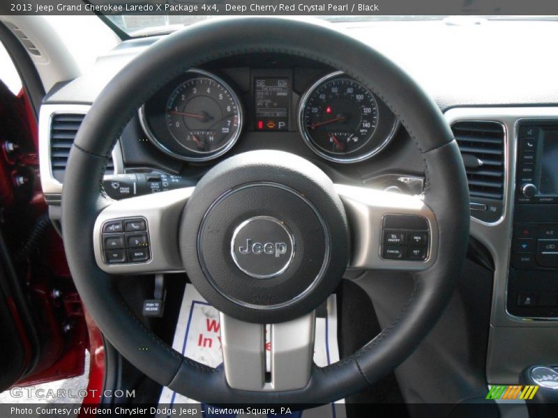 Deep Cherry Red Crystal Pearl / Black 2013 Jeep Grand Cherokee Laredo X Package 4x4