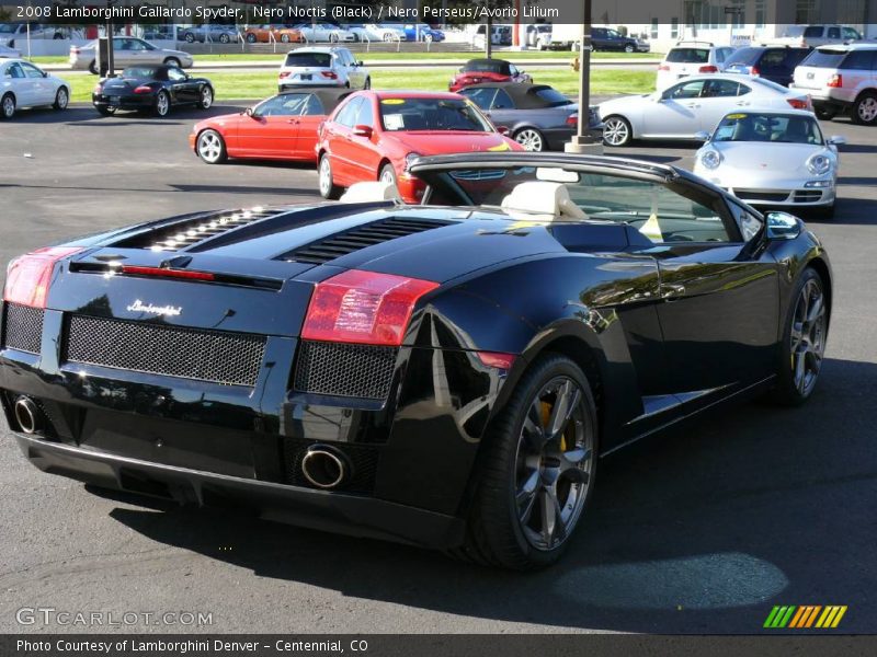 Nero Noctis (Black) / Nero Perseus/Avorio Lilium 2008 Lamborghini Gallardo Spyder
