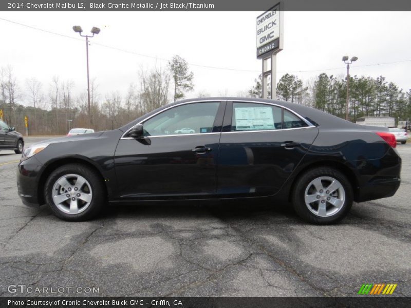 Black Granite Metallic / Jet Black/Titanium 2014 Chevrolet Malibu LS