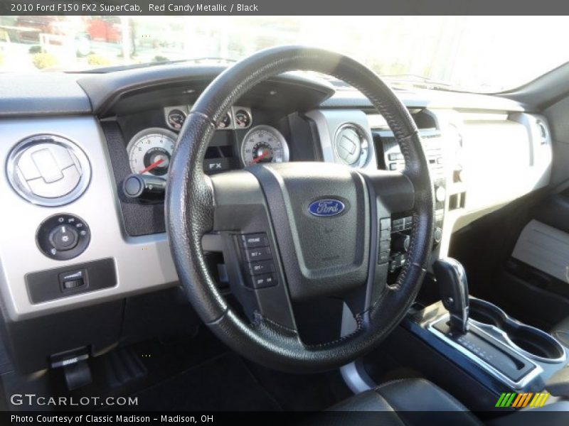 Red Candy Metallic / Black 2010 Ford F150 FX2 SuperCab