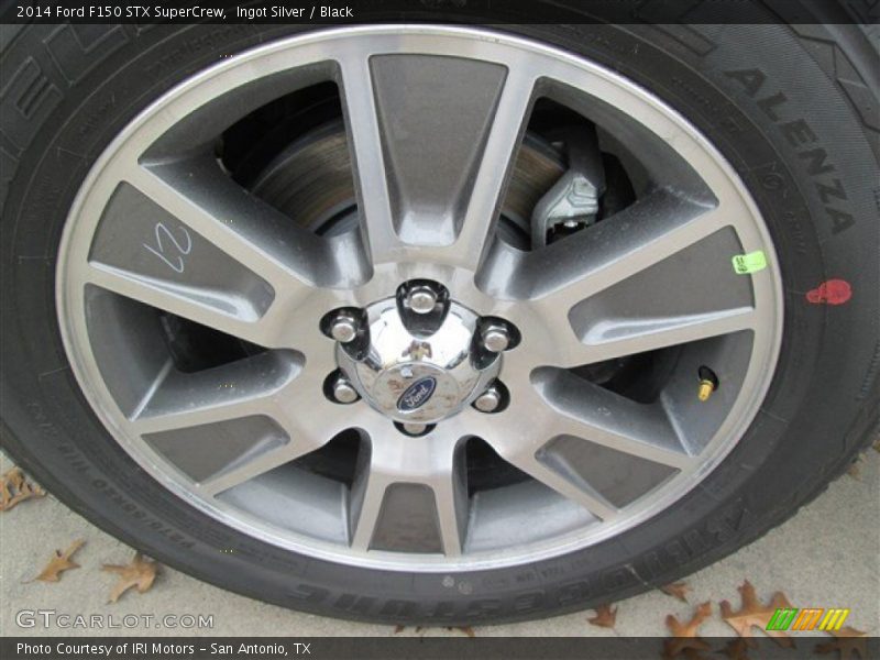 Ingot Silver / Black 2014 Ford F150 STX SuperCrew