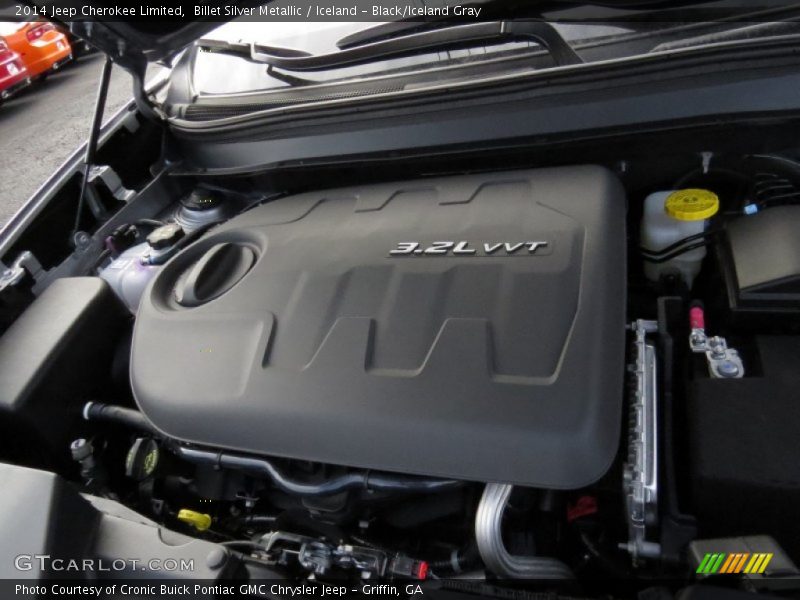 Billet Silver Metallic / Iceland - Black/Iceland Gray 2014 Jeep Cherokee Limited