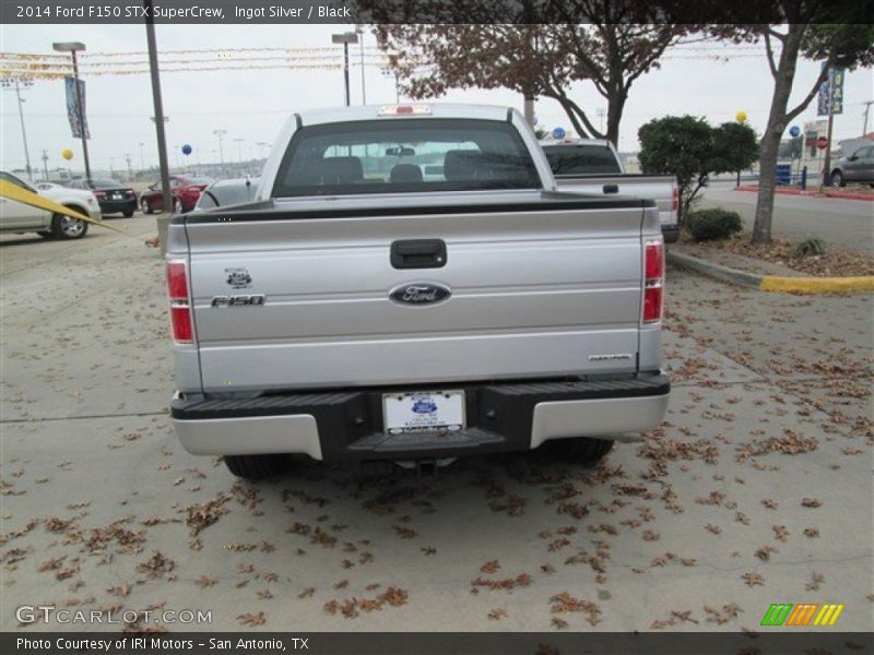 Ingot Silver / Black 2014 Ford F150 STX SuperCrew
