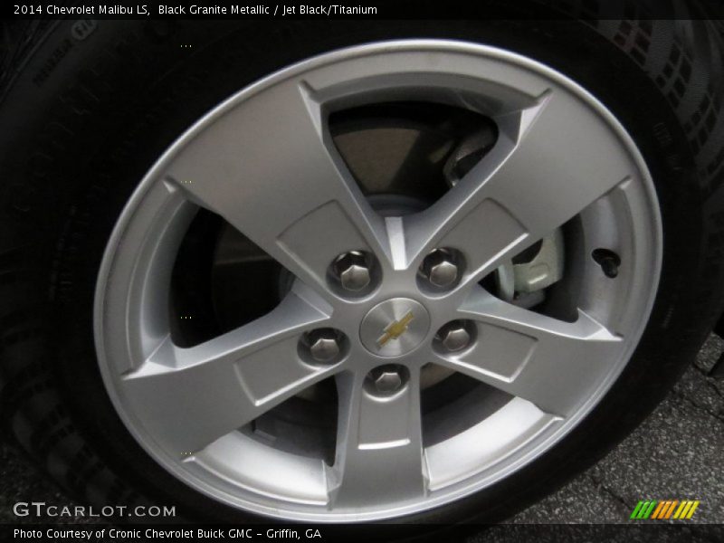 Black Granite Metallic / Jet Black/Titanium 2014 Chevrolet Malibu LS