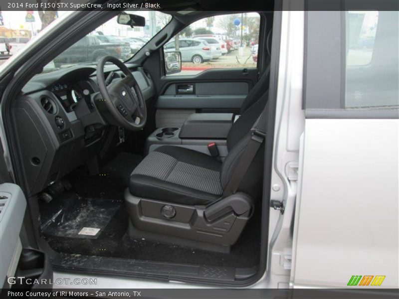 Ingot Silver / Black 2014 Ford F150 STX SuperCrew