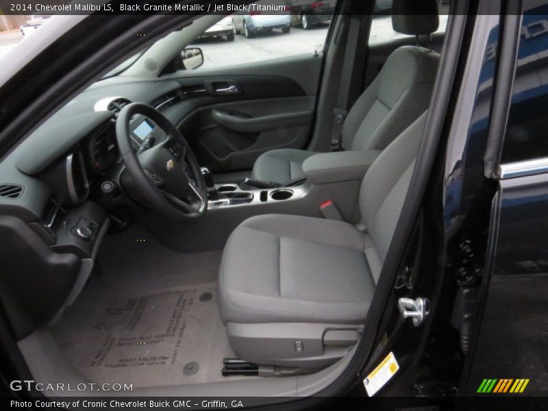 Black Granite Metallic / Jet Black/Titanium 2014 Chevrolet Malibu LS