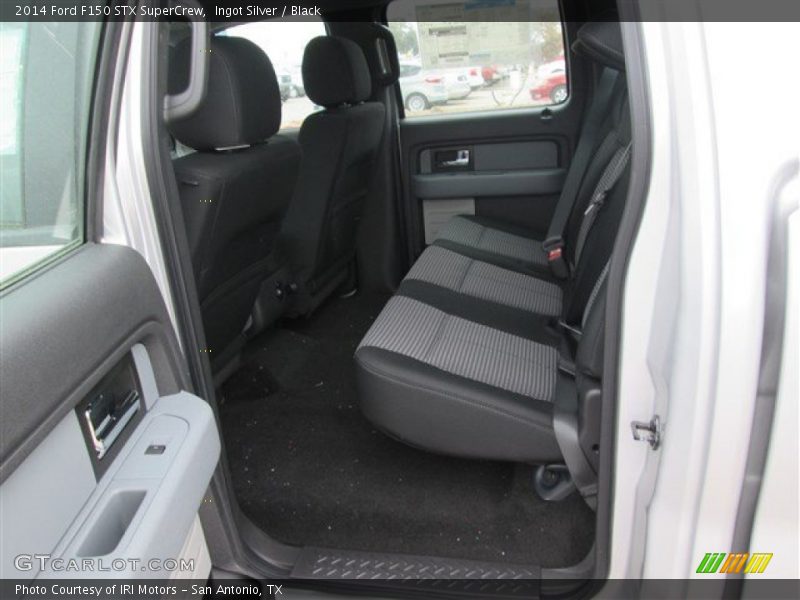 Ingot Silver / Black 2014 Ford F150 STX SuperCrew