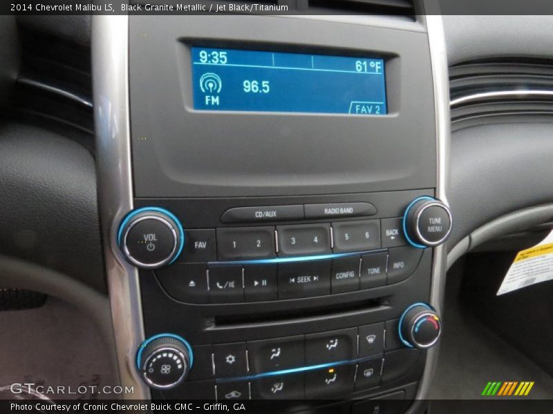 Black Granite Metallic / Jet Black/Titanium 2014 Chevrolet Malibu LS