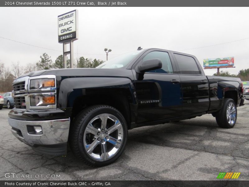 Black / Jet Black 2014 Chevrolet Silverado 1500 LT Z71 Crew Cab