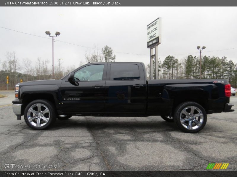 Black / Jet Black 2014 Chevrolet Silverado 1500 LT Z71 Crew Cab