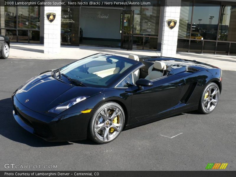 Nero Noctis (Black) / Nero Perseus/Avorio Lilium 2008 Lamborghini Gallardo Spyder