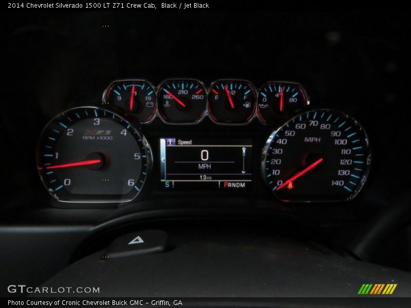 Black / Jet Black 2014 Chevrolet Silverado 1500 LT Z71 Crew Cab