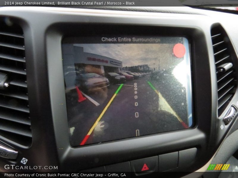 Brilliant Black Crystal Pearl / Morocco - Black 2014 Jeep Cherokee Limited