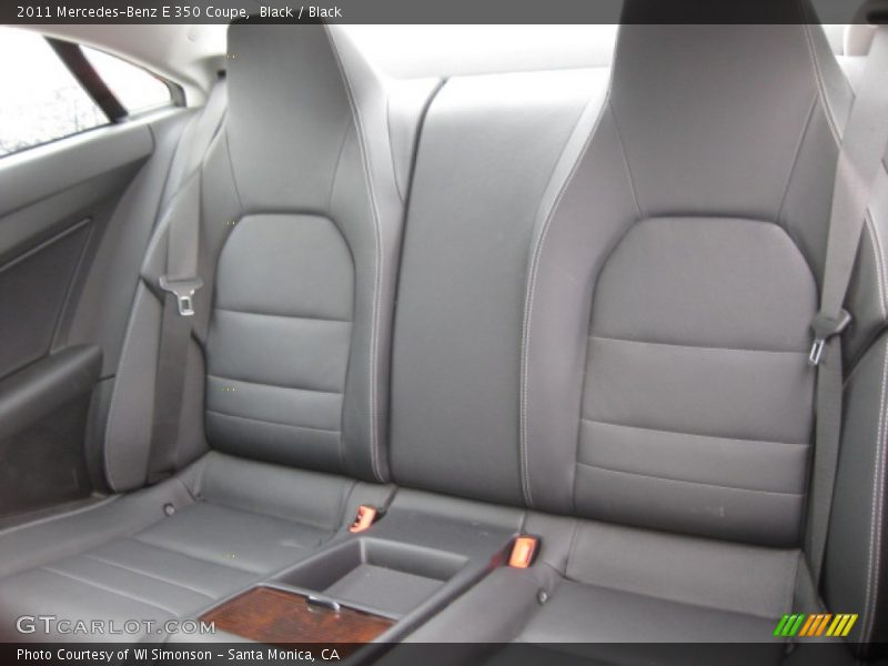 Black / Black 2011 Mercedes-Benz E 350 Coupe