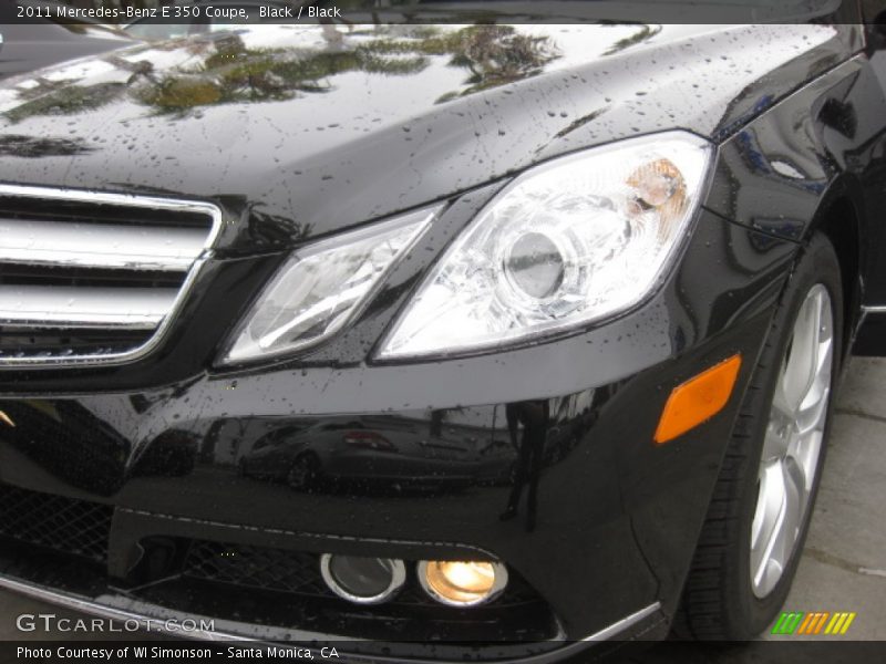 Black / Black 2011 Mercedes-Benz E 350 Coupe