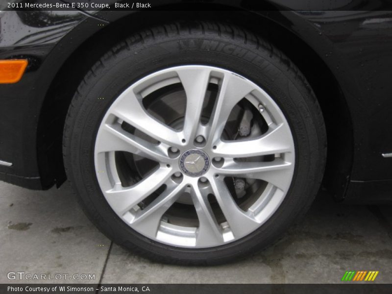 Black / Black 2011 Mercedes-Benz E 350 Coupe