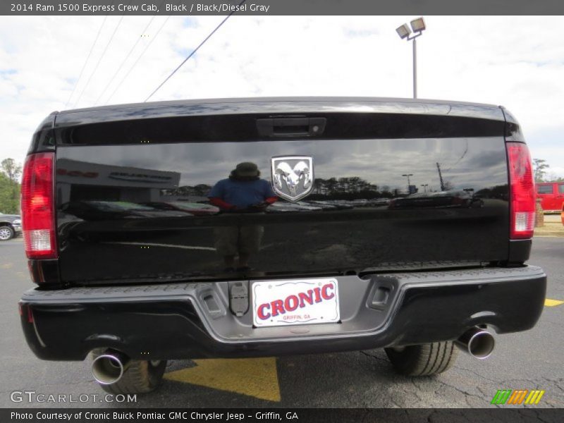 Black / Black/Diesel Gray 2014 Ram 1500 Express Crew Cab