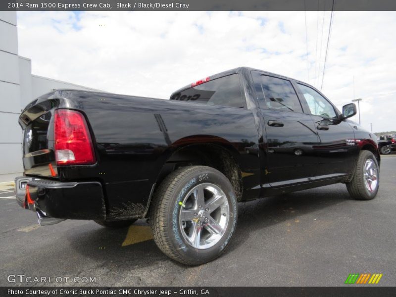 Black / Black/Diesel Gray 2014 Ram 1500 Express Crew Cab