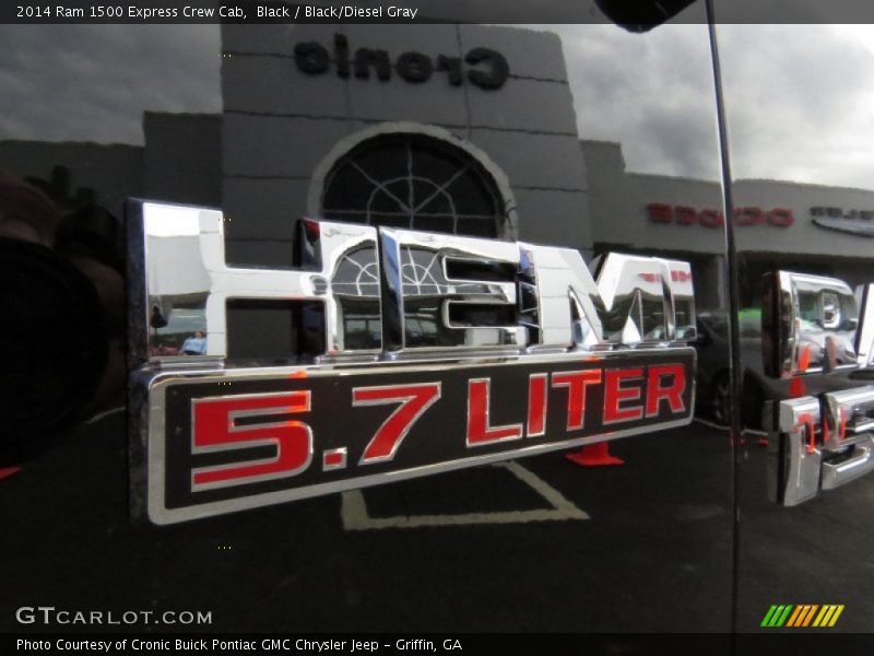 Black / Black/Diesel Gray 2014 Ram 1500 Express Crew Cab