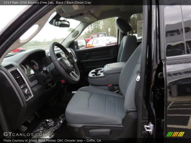 Black / Black/Diesel Gray 2014 Ram 1500 Express Crew Cab
