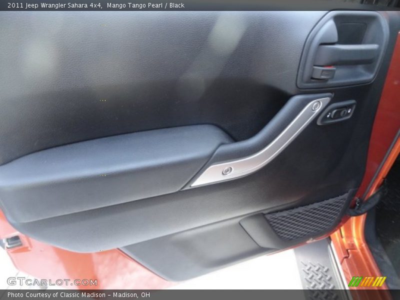 Mango Tango Pearl / Black 2011 Jeep Wrangler Sahara 4x4