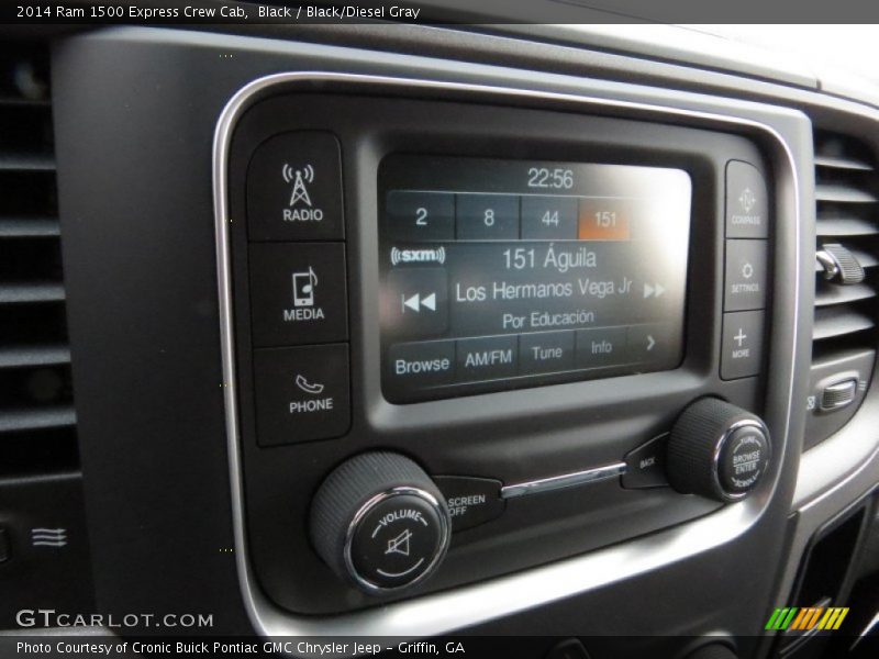Black / Black/Diesel Gray 2014 Ram 1500 Express Crew Cab