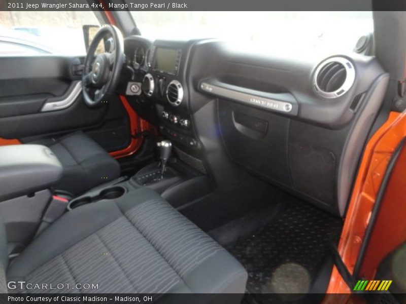 Mango Tango Pearl / Black 2011 Jeep Wrangler Sahara 4x4
