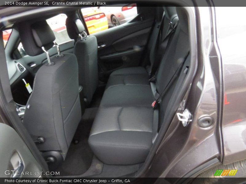Granite Crystal Metallic / Black 2014 Dodge Avenger SE