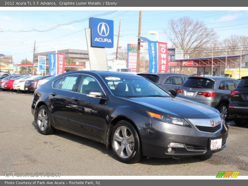Graphite Luster Metallic / Ebony 2012 Acura TL 3.5 Advance