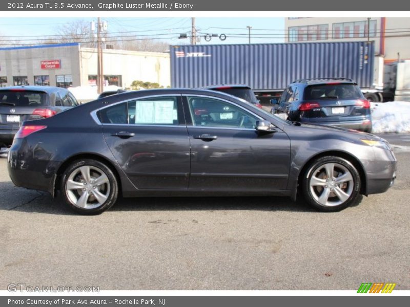 Graphite Luster Metallic / Ebony 2012 Acura TL 3.5 Advance