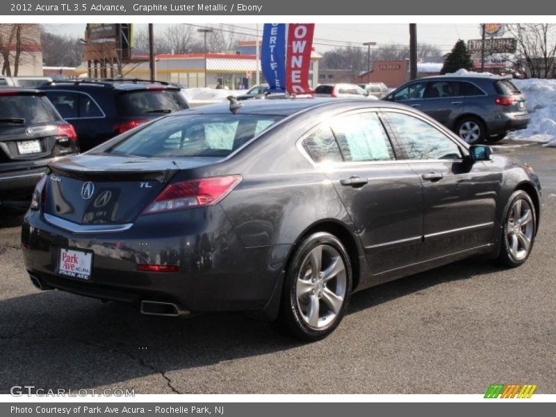 Graphite Luster Metallic / Ebony 2012 Acura TL 3.5 Advance