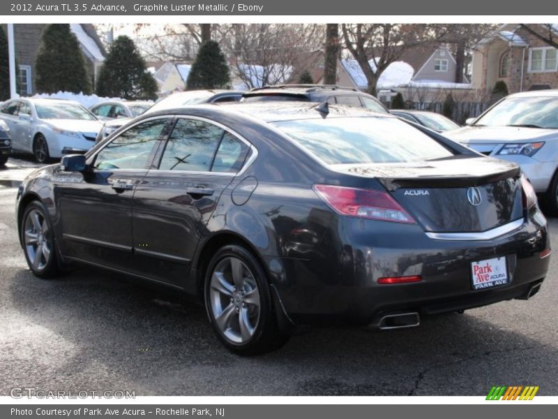 Graphite Luster Metallic / Ebony 2012 Acura TL 3.5 Advance