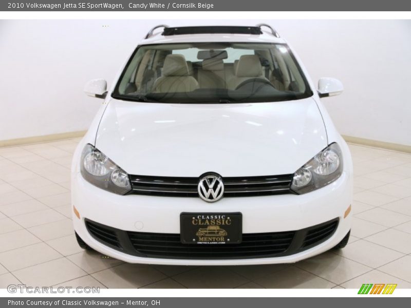 Candy White / Cornsilk Beige 2010 Volkswagen Jetta SE SportWagen