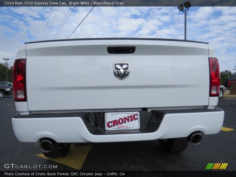 Bright White / Black/Diesel Gray 2014 Ram 1500 Express Crew Cab