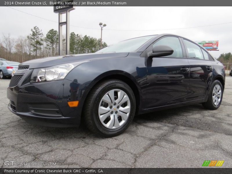 Blue Ray Metallic / Jet Black/Medium Titanium 2014 Chevrolet Cruze LS