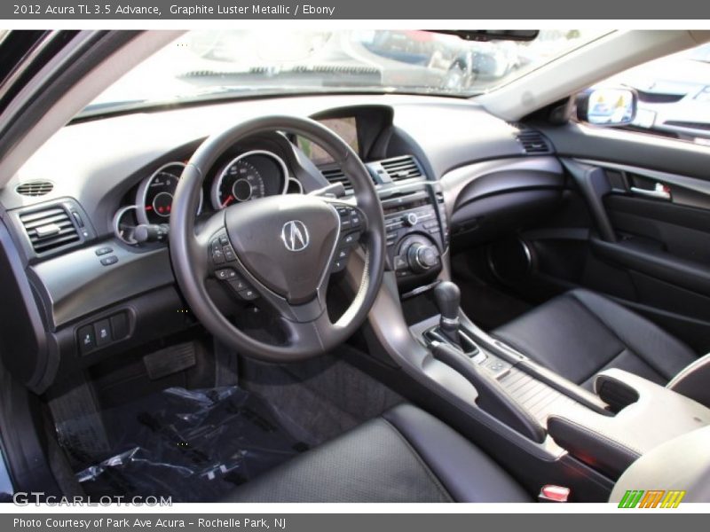 Graphite Luster Metallic / Ebony 2012 Acura TL 3.5 Advance
