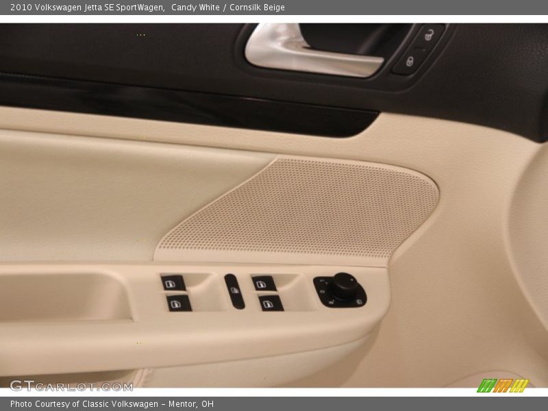 Candy White / Cornsilk Beige 2010 Volkswagen Jetta SE SportWagen