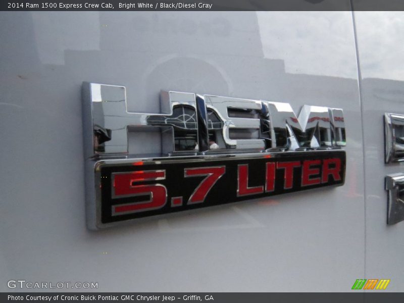 Bright White / Black/Diesel Gray 2014 Ram 1500 Express Crew Cab